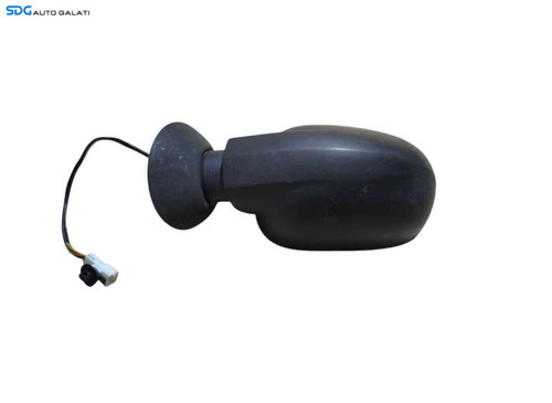 Oglinda Dreapta Electrica Dacia Logan 1 2004 - 2012 Culoarea Negru Mat Cod 90D13349 [Lr0626]