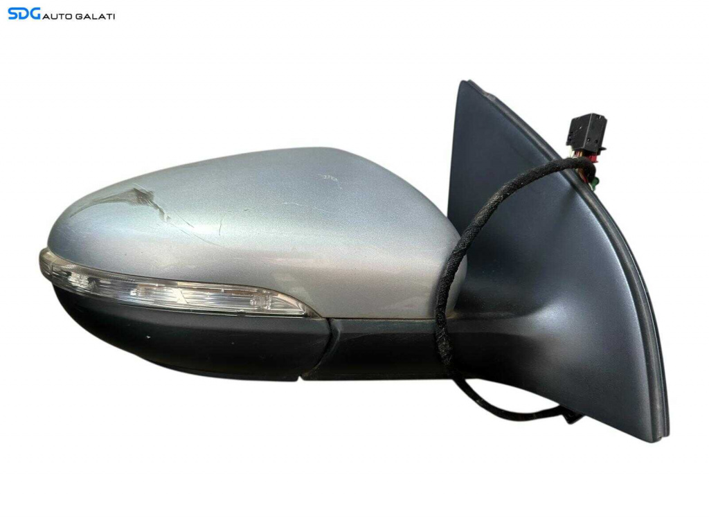 Oglinda Dreapta Electrica Fara Pliere Rabatare Volkswagen Golf 6 Hatchback 2008 - 2013 Culoare LA7W [V0316]