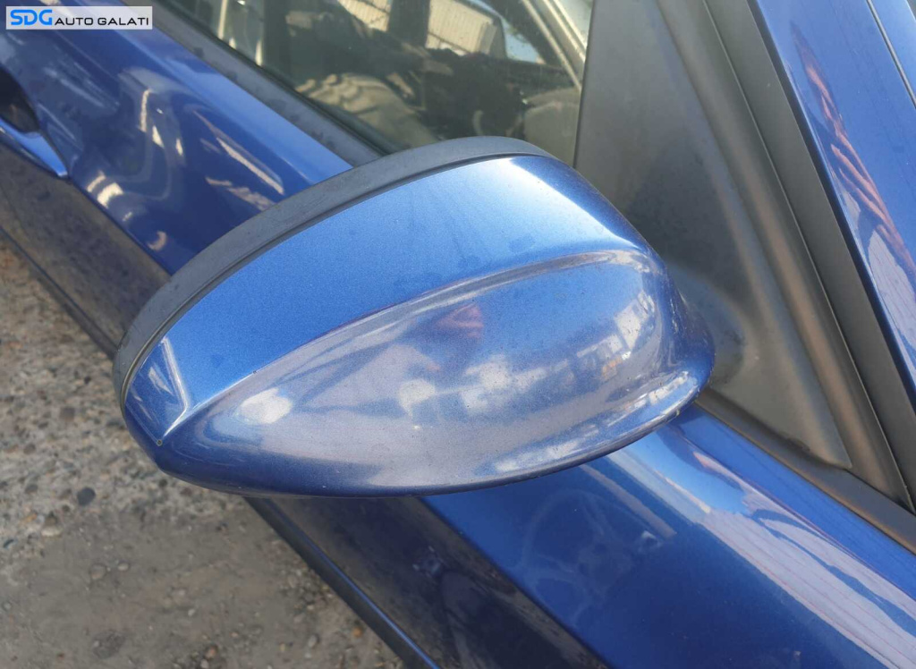 Oglinda Dreapta Electrica Fara Pliere Rabatare BMW Seria 3 E90 E91 2004 - 2007 Culoare Montegoblau Metallic Toledoblau A51/5 [C0905]