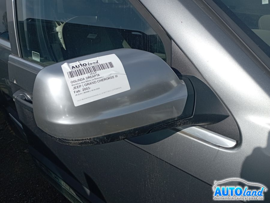 Oglinda Dreapta Electrica, fara Sticla, cu Rabatare Jeep GRAND CHEROKEE III 2003