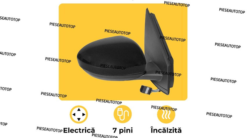 Oglinda dreapta electrica incalzita Dacia Sandero 3 2021-2023 NOUA 963012507R (7 PINI)