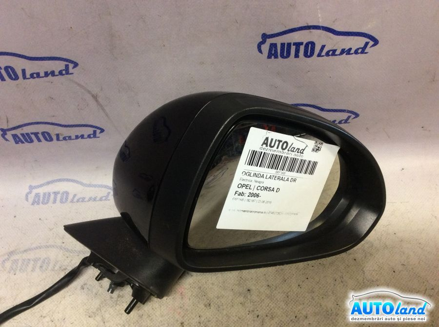 Oglinda Dreapta Electrica, Neagra Opel CORSA D 2006