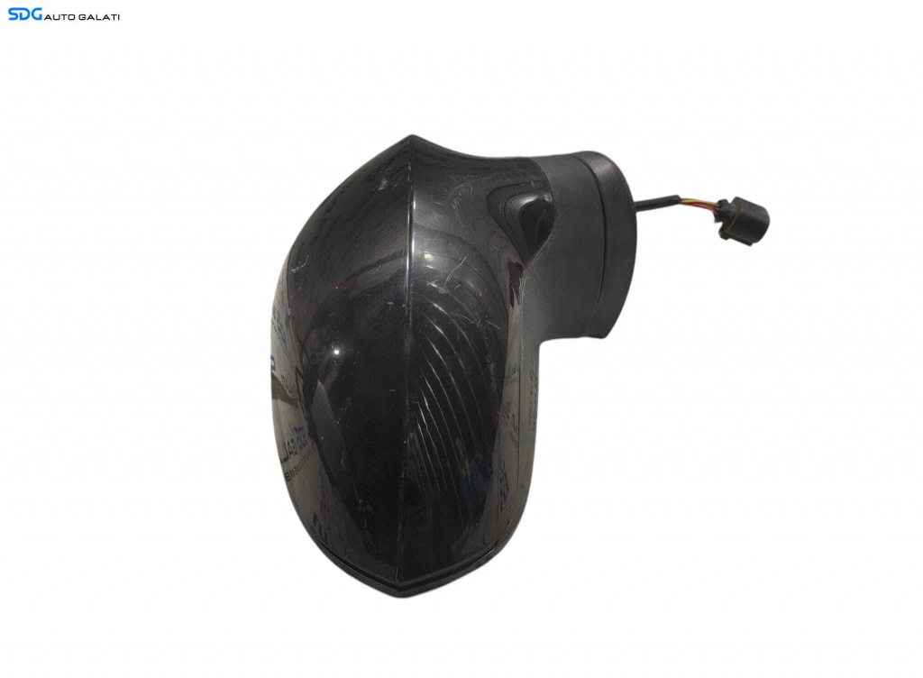 Oglinda Dreapta Electrica Seat Ibiza 5 6J 2008 - 2012 Culoare Negru Cod 024456 [Lr0713]