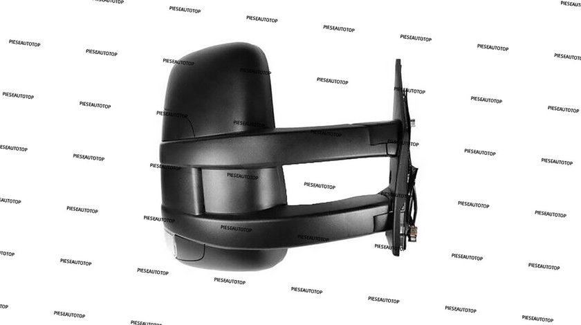 Oglinda dreapta manuala Iveco Daily 2007-2011 NOUA 3800423 (VARIANTA LUNGA) CU LAMPA SEMNALIZARE