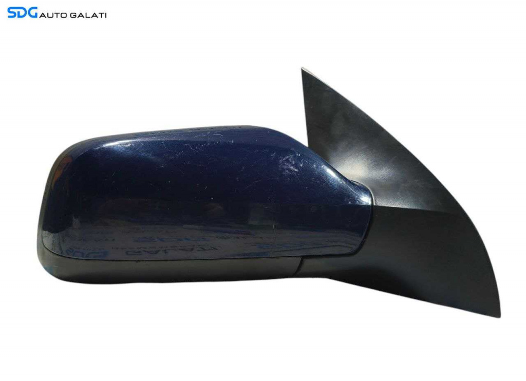 Oglinda Dreapta Manuala Opel Astra G 1998 - 2004 Cod 010534 Culoare Albastru [LR1479]