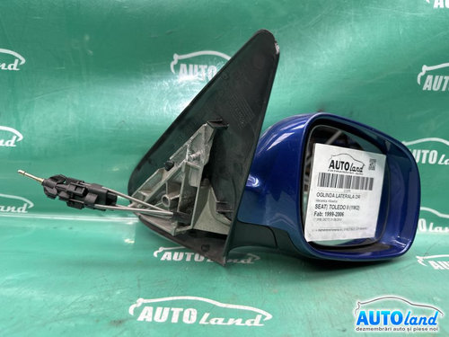 Oglinda Dreapta Mecanica Albastra Seat TOLEDO II 1M2 1998-2006