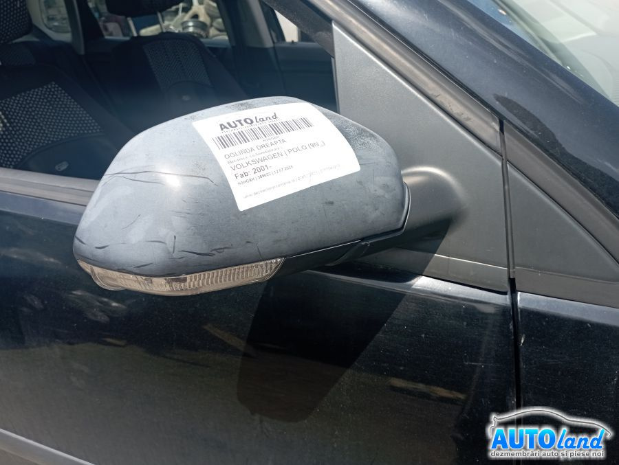 Oglinda Dreapta Mecanica, cu Semnalizare Volkswagen POLO 9N 2001