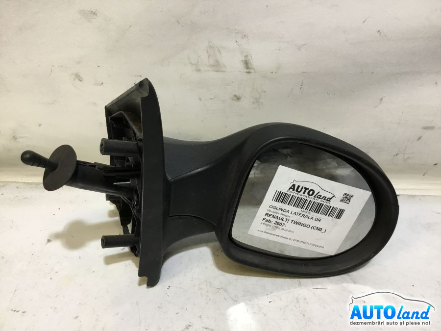 Oglinda Dreapta Mecanica Neagra Renault TWINGO CN0 2007