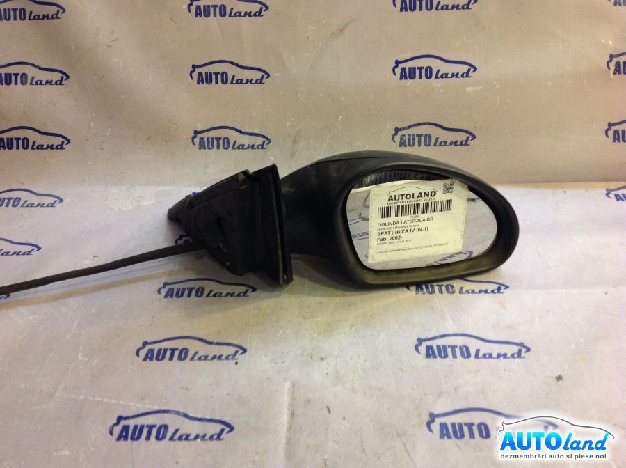 Oglinda Dreapta Model 2004 Mecanica Neagra Seat IBIZA IV 6J5,6P1 2008-2017