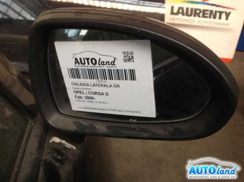 Oglinda Dreapta Neagra Electrica Opel CORSA D 2006