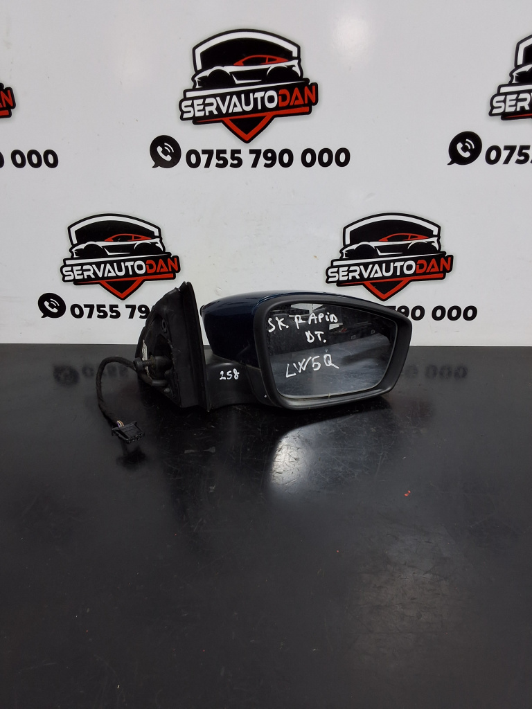 Oglinda dreapta Skoda Rapid (2012-2017) 1.6 Motorina 2014, COD CULOARE LW5Q
