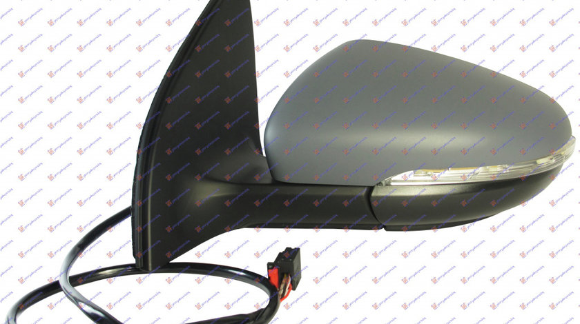 Oglinda Electrica Cu Incalzire Cu Rabatare Pregatita Pentru Vopsit - Vw Golf Vi 2008 , 5k0857507af9b9