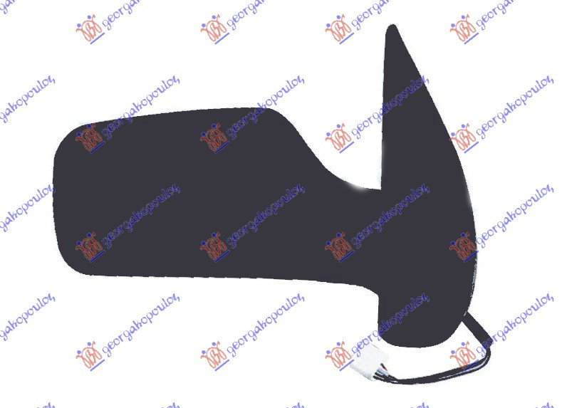 Oglinda Electrica Cu Incalzire Pregatita Pentru Vopsit - Fiat Punto 1995 , 182957899