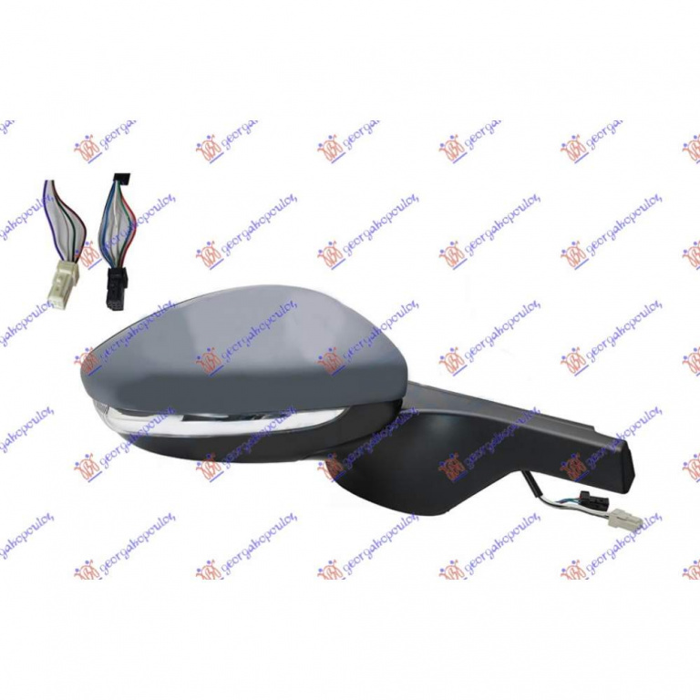 Oglinda Electrica Cu Incalzire Pregatita Pentru Vopsit - Citroen C3 2016 , 98128560xt