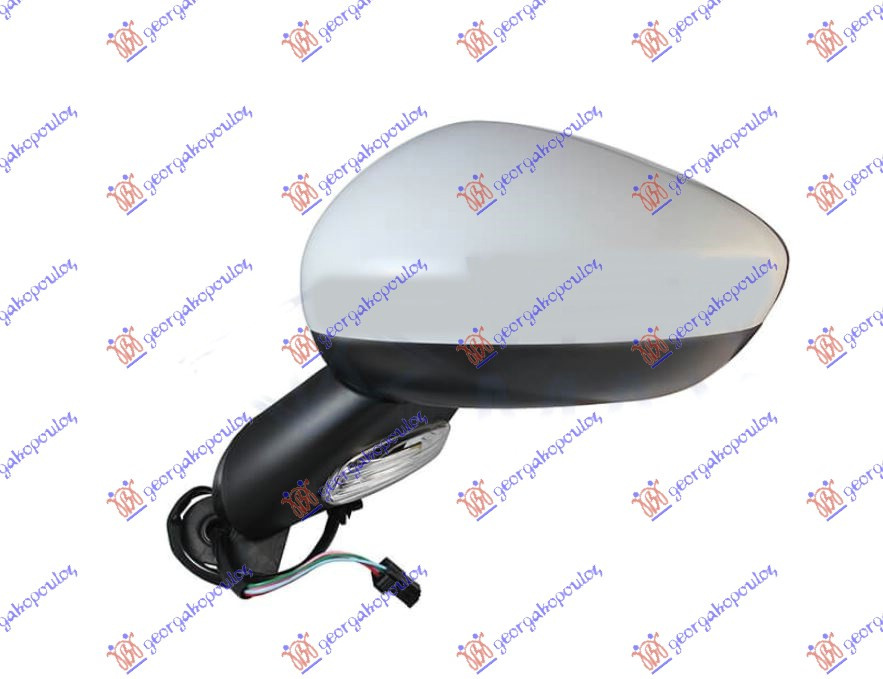 Oglinda Electrica Cu Incalzire Pregatita Pentru Vopsit - Citroen C3 2010 , 8154aq