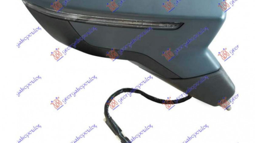 Oglinda Electrica Cu Incalzire Pregatita Pentru Vopsit - Seat Leon 2013 , 5f1857507n