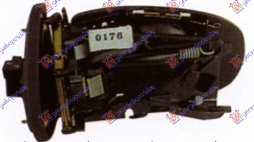 Oglinda Electrica Cu Incalzire Pregatita Pentru Vopsit - Mercedes Clc (W203) Coupe 2001 , 2038106476