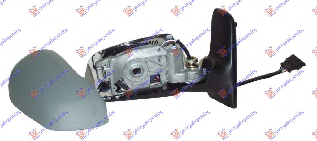 Oglinda Electrica Cu Incalzire Pregatita Pentru Vopsit - Vw Sharan 1995
