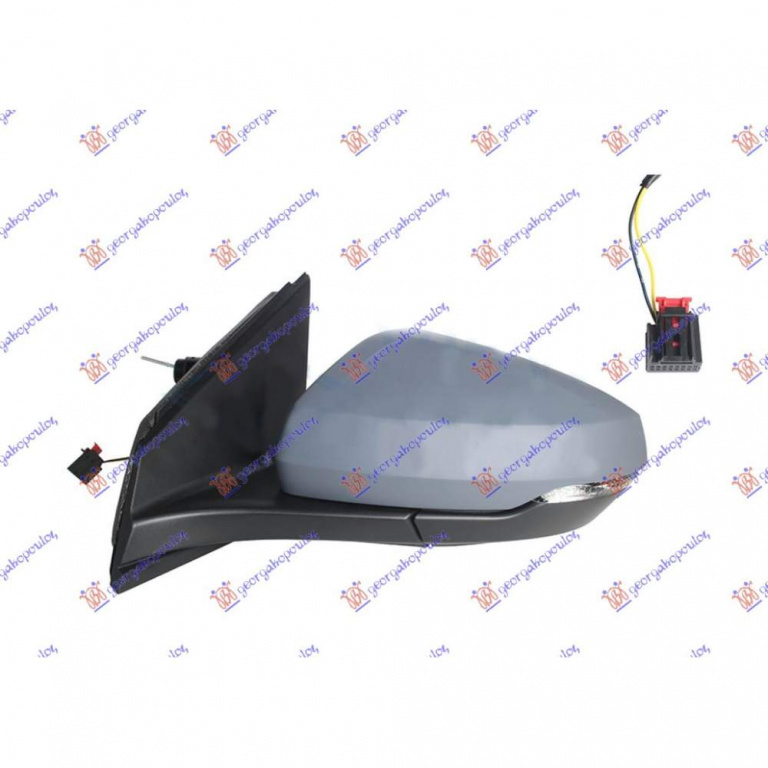 Oglinda Electrica Cu Incalzire Pregatita Pentru Vopsit - Vw Polo 2017 , 2g1857507e9b9