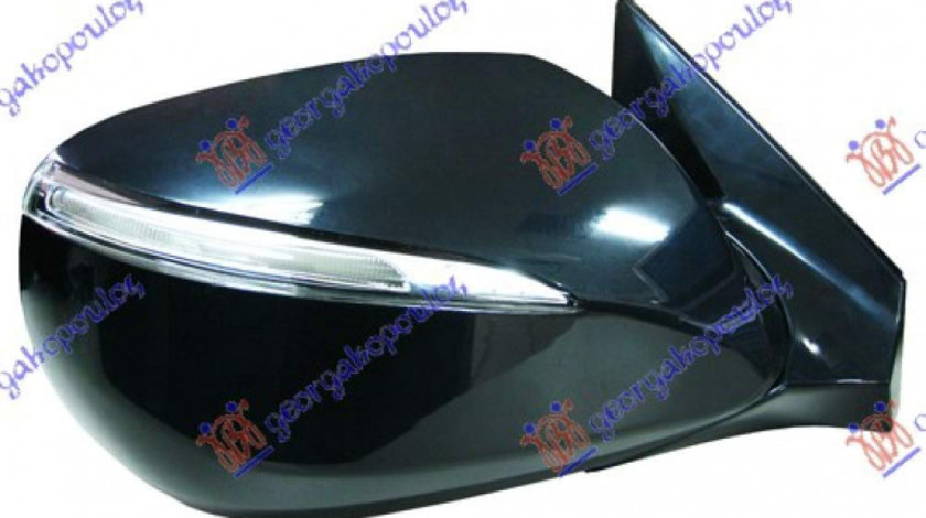 Oglinda Electrica Cu Incalzire Pregatita Pentru Vopsit - Hyundai Santa Fe 2012 , 87610-2w052