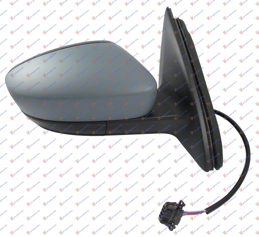 Oglinda Electrica Cu Incalzire Pregatita Pentru Vopsit - Skoda Rapid 2012 , 5jb857508a9b9