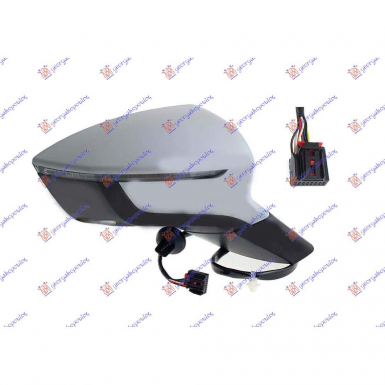 Oglinda Electrica Cu Incalzire Pregatita Pentru Vopsit - Seat Toledo 2012