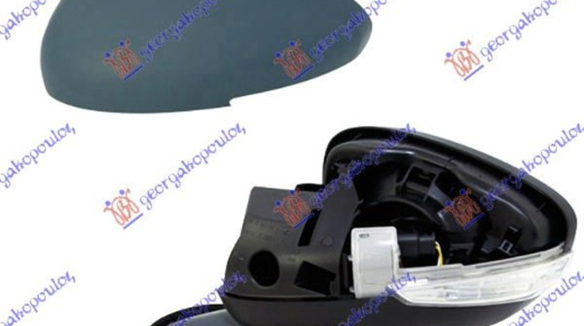 Oglinda Electrica Cu Incalzire Rabatabila Si Memorie Pregatita Pentru Vopsit - Peugeot 508 2011 , 8154sk