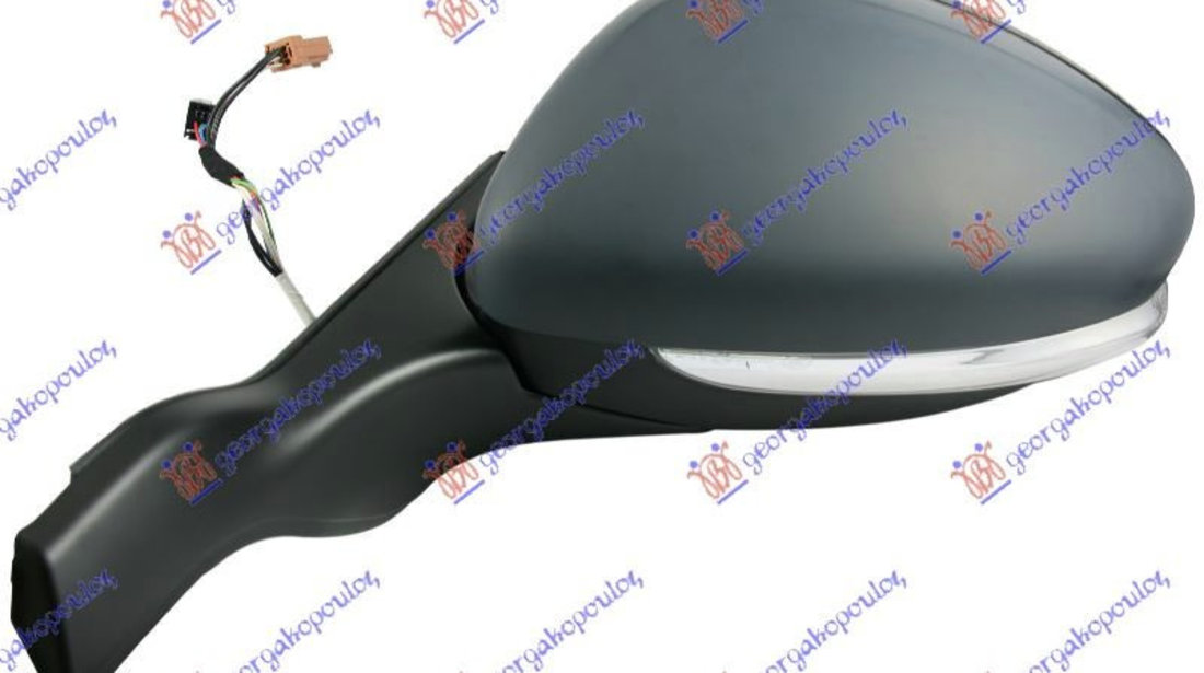 Oglinda Electrica Cu Incalzire Rabatabila Pregatita Pentru Vopsit - Peugeot 208 2012 , 1611240280
