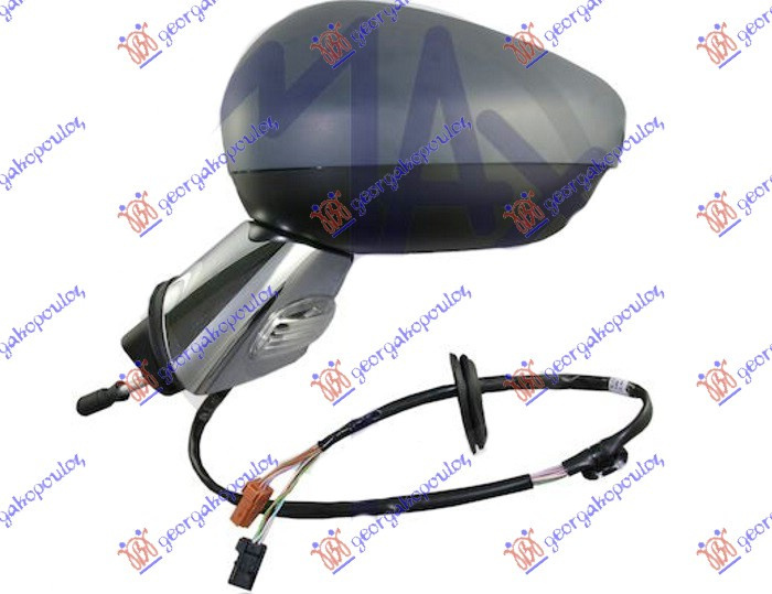 Oglinda Electrica Cu Incalzire Si Rabatare Pregatita Pentru Vopsit - Citroen C3 2010 , 8154av