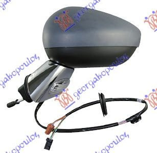 Oglinda Electrica Cu Incalzire Si Rabatare Pregatita Pentru Vopsit - Citroen C3 2010 , 8154av