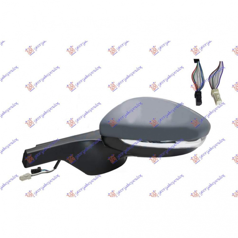 Oglinda Electrica Cu Incalzire Si Rabatere Pregatita Pentru Vopsit - Citroen C3 2016 , 98267127xt