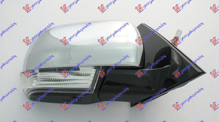 Oglinda Electrica+Dezaburire Dreapta Mitsubishi Pajero An 2012- (Cromata)