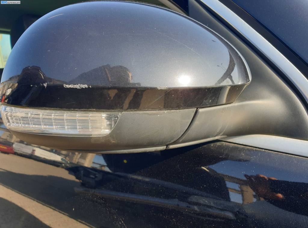 Oglinda Electrica Dreapta cu Incalzire FARA Pliere Rabatare Volkswagen Tiguan FL Facelift 2011 - 2015 Culoare LC9X [K3833]