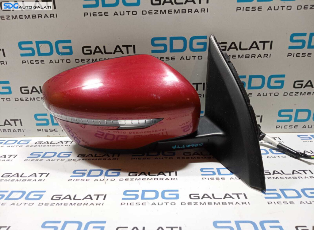 Oglinda Electrica Dreapta cu Semnalizare Nissan Qashqai J11 2013 - 2020 Cod 20805002 [M3986]