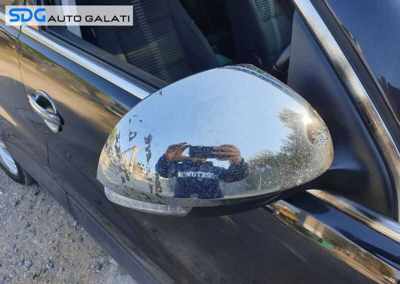 Oglinda Electrica Dreapta FARA Pliere Rabatare VW Tiguan 2008 - 2012 Culoare LC9X