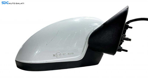 Oglinda Electrica Dreapta Opel Corsa D 2006 - 2014 ( Fără Sticlă, Ramă Crăpată ) Culoare Alba ...
