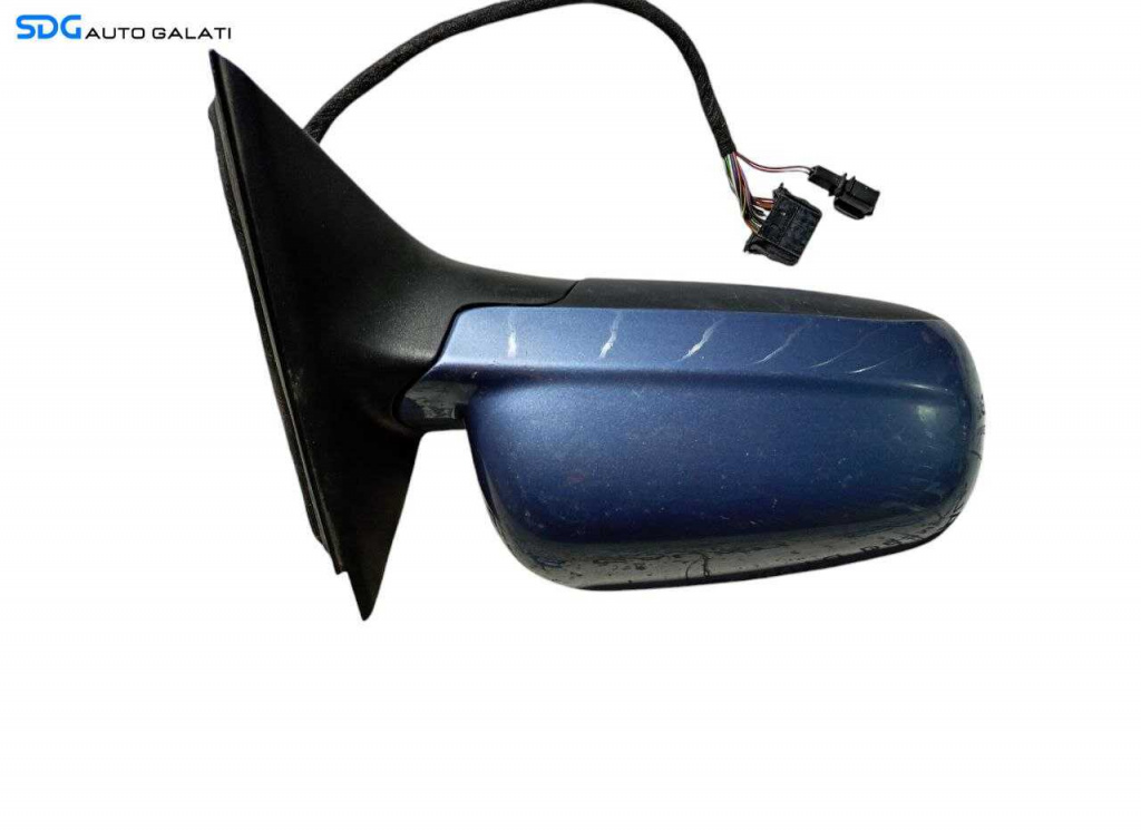 Oglinda Electrica Dreapta Skoda Superb 1 2002 - 2008 Culoarea Albastru Deschis [LR0788]