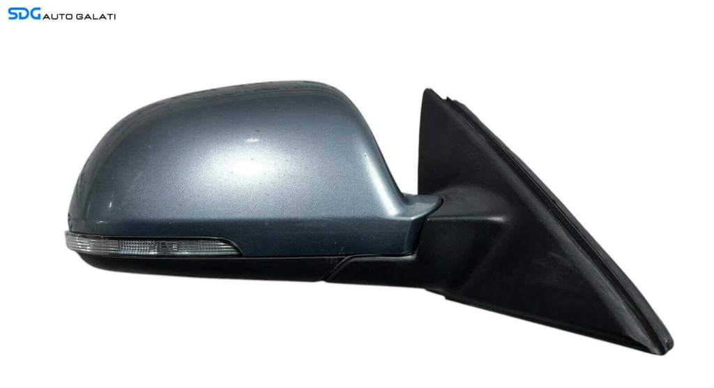 Oglinda Electrica Dreapta Skoda Superb 2 2008 - 2013 Culoare Albastru Deschis Cod 3T0857934 [L5723]