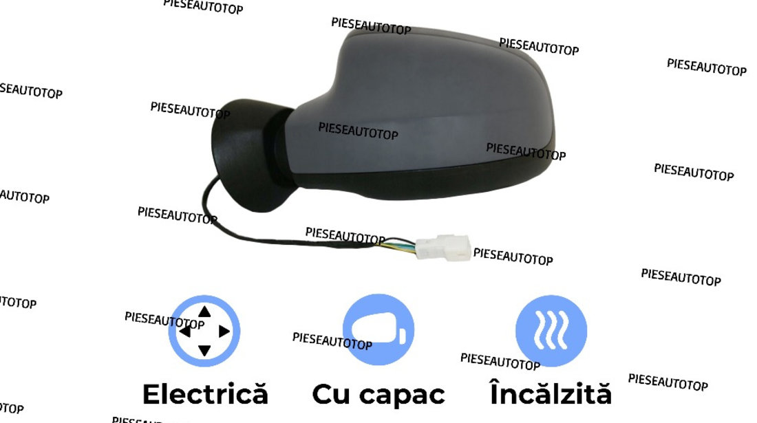 Oglinda electrica incalzita cu capac stanga Dacia Sandero 2010 - 963023520R 6001549678