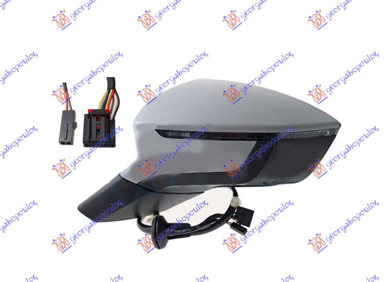 Oglinda Electrica Incalzita Cu Rabatare Pregatita Pentru Vopsit - Seat Ateca 2016 , 576857507aa9b9