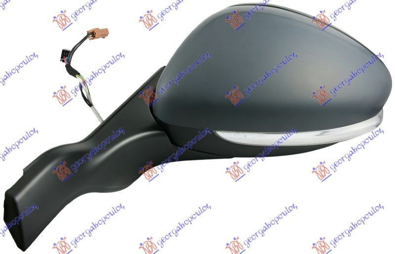 Oglinda Electrica Incalzita Cu Rabatare Pregatita Pentru Vopsit - Peugeot 208 2012 , 1607511780