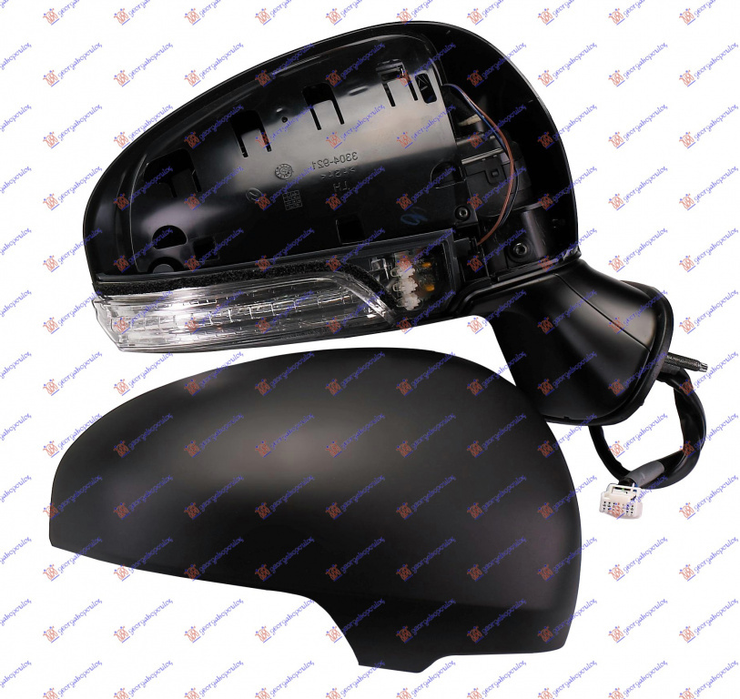 Oglinda Electrica Incalzita Cu Rabatare Pregatita Pentru Vopsit - Toyota Avensis (T27) 2008 , 87908-05400