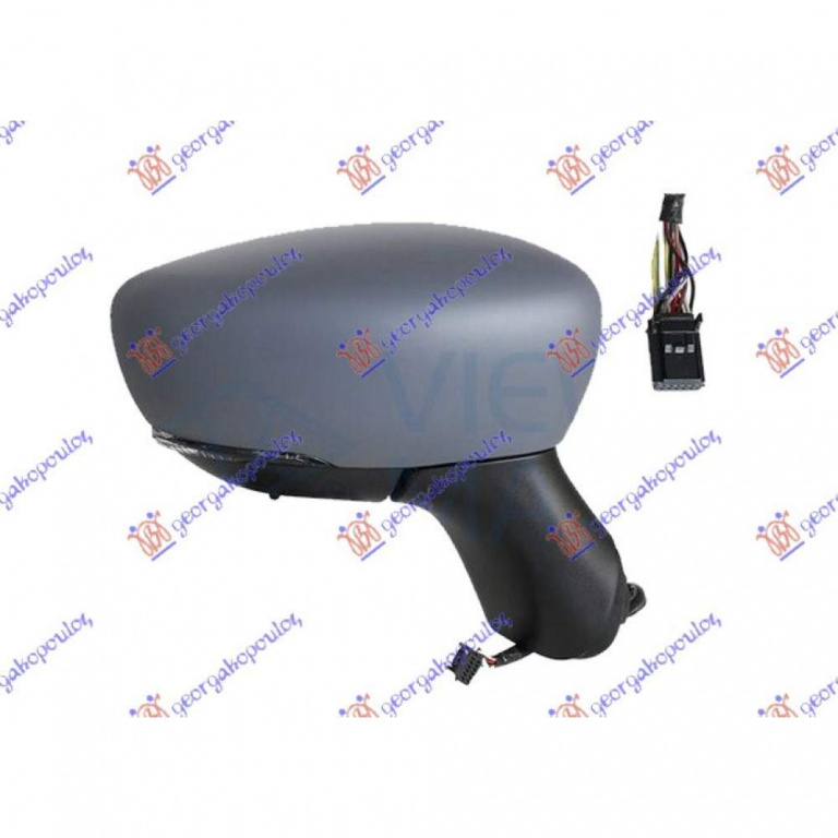 Oglinda Electrica Incalzita Cu Rabatare Pregatita Pentru Vopsit - Renault Captur 2017 , 963027007r