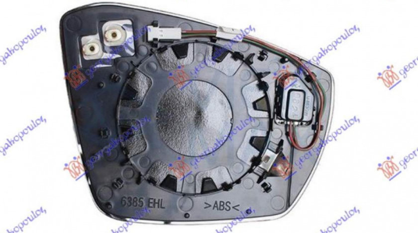 Oglinda Electrica Incalzita Cu Rabatare Pregatita Pentru Vopsit - Vw T-Roc 2017 , 2ga857507aa