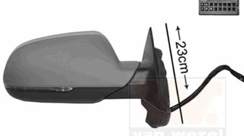 Oglinda electrica incalzita pliabila dreapta (model 3 usi) 10 pini Audi A3 2010-2012