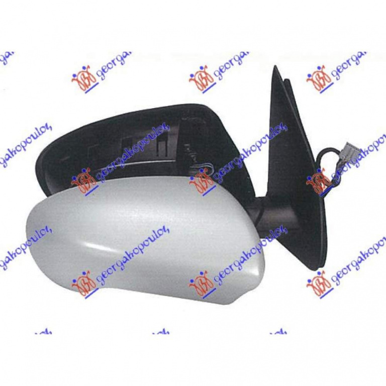 Oglinda Electrica Incalzita Pregatita Pentru Vopsit - Nissan Qashqai 2010 , 96302br74a