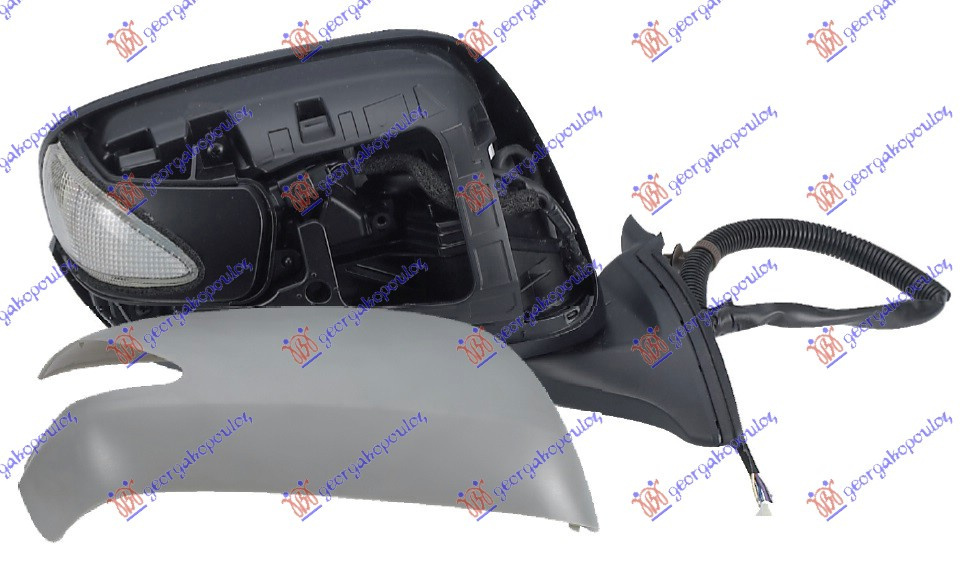 Oglinda Electrica Incalzita Pregatita Pentru Vopsit - Honda Jazz 2008 , 76208tf0g21