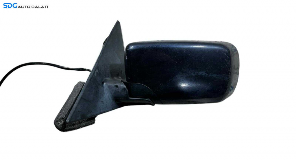 Oglinda Electrica Stanga BMW Seria 3 E46 1998 - 2006 ( Ureche Rupta ) Culoare Albastru Inchis Cod 015730 [L5750]