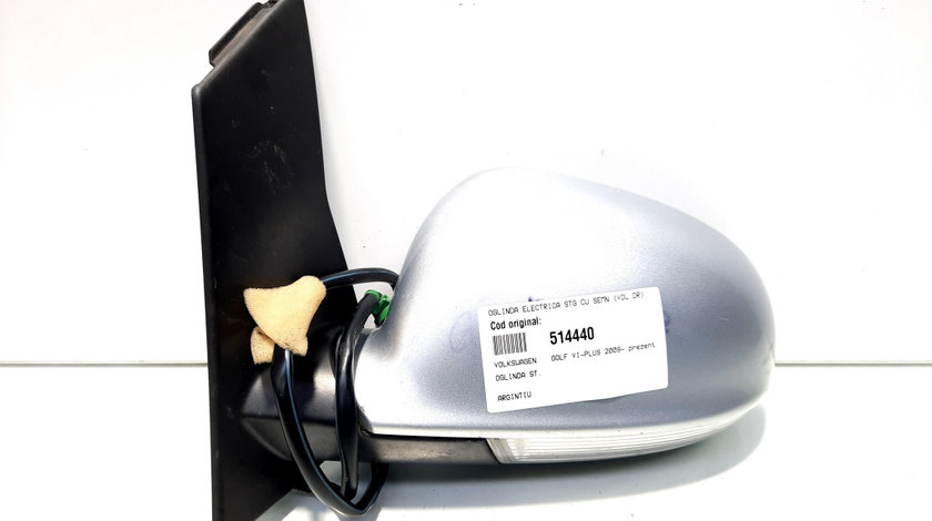 Oglinda electrica stanga cu semnalizare, VW Golf 6 Plus (id:514440)