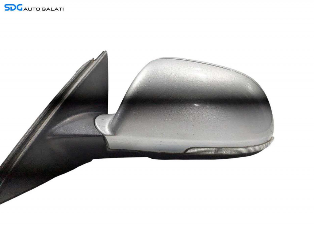 Oglinda Electrica Stanga FARA Pliere Rabatare cu Lumina Ambientala si Semnalizare Skoda Octavia 2 FL Facelift 2008 - 2013 Cod 3T0857933 [L6829]
